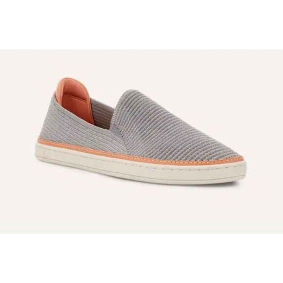 Ugg Sammy grey metallic loafer flats size 9.5 - Picture 1 of 16